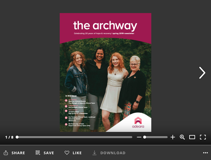 Archway Newsletter - Spring 2019