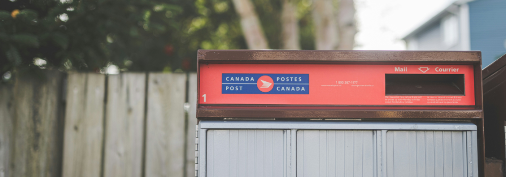 Canada post mailbox